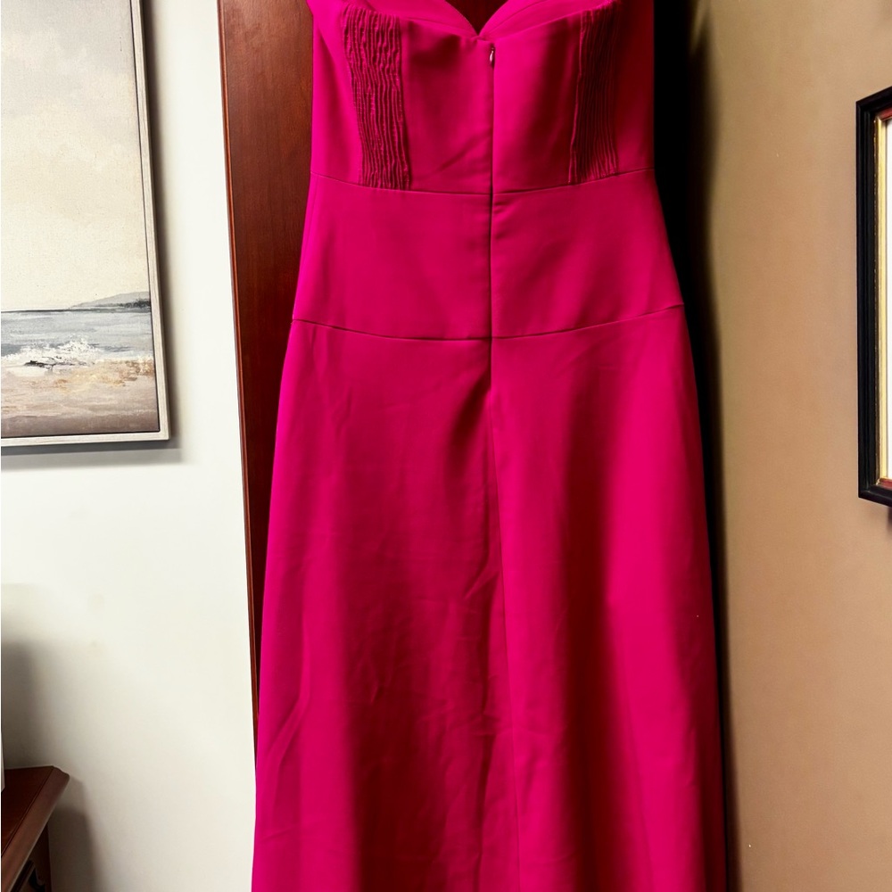 Zara Pink Strapless Midi Dress NWOT Size 8/Medium
